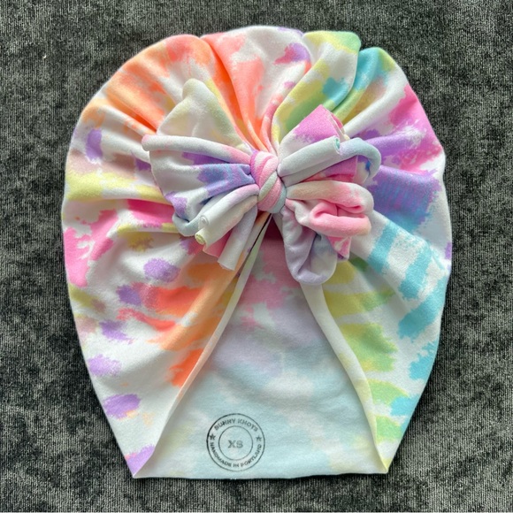 Bunny Knots Raga Bow Head Wrap Size XS 3-6 Months - Picture 1 of 4